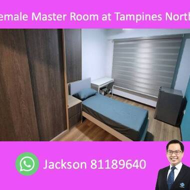 Master room for 1 female - Tampines North