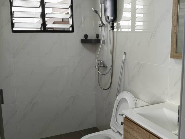 Master bedroom with ensuite bathroom