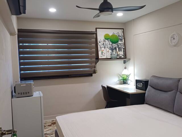 Wifi, fully furnished room with dry clothes, washing machine, minifrodg
