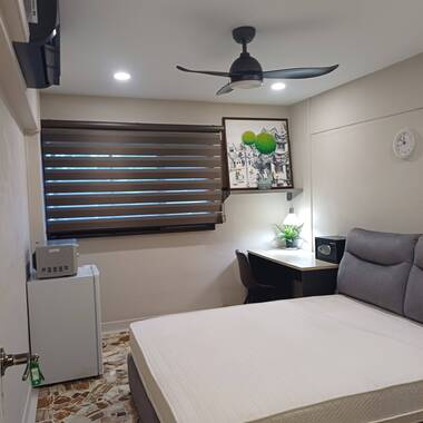 Wifi, fully furnished room with dry clothes, washing machine, minifrodg
