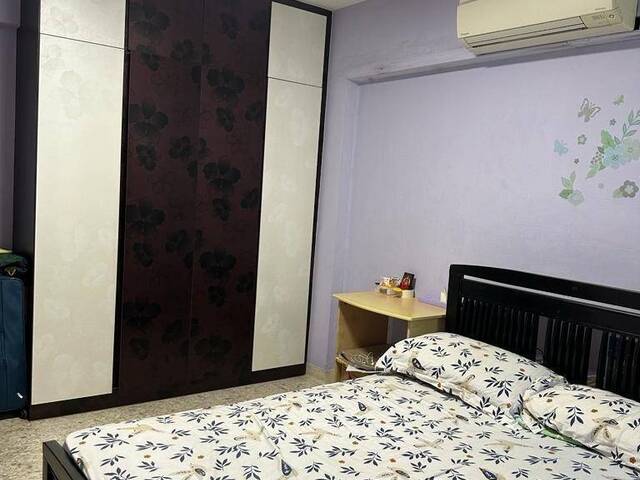 Fully furnished Master Bedroom with Air-con