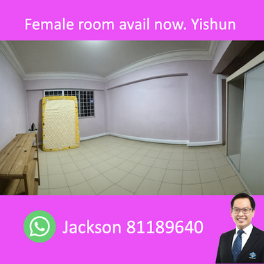 Female room - Blk 662 yishun ave 4
