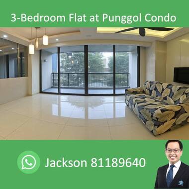 Rent 3-Bedder Condo at Punggol . Edgedale Plains.