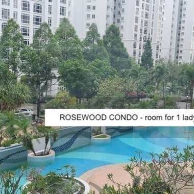 Rosewood Condo - swimming pool - $1100 for 1 lady (all included)