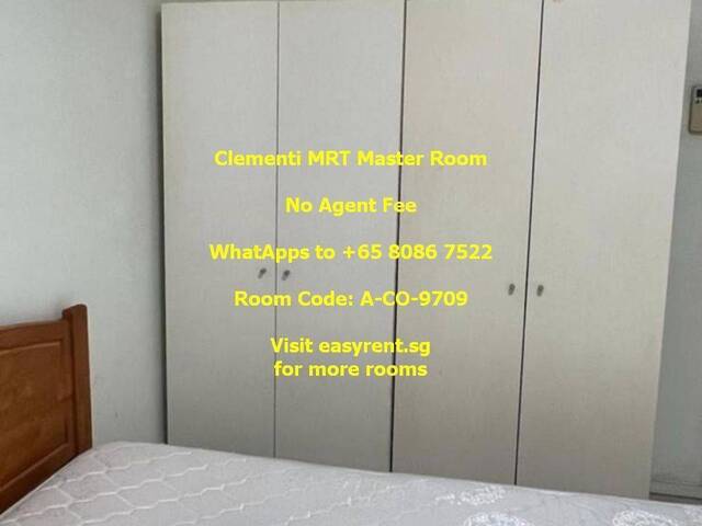 Clementi MRT Master Room