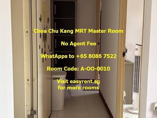 Choa Chu Kang MRT Master Room