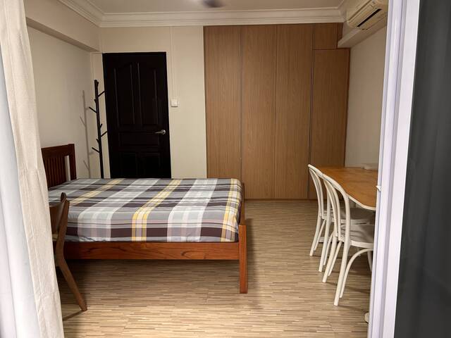 Special room with balcony for couple.