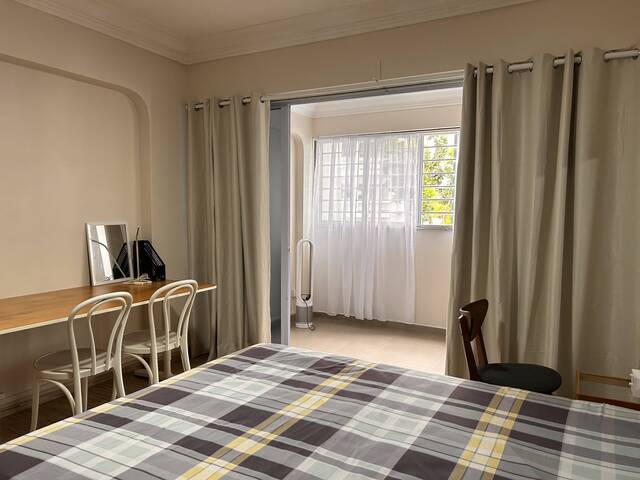 Special room with balcony for couple.