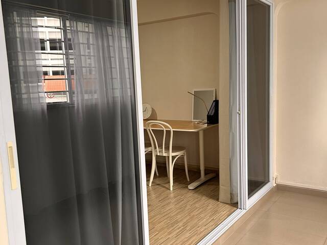 Special room with balcony for couple.