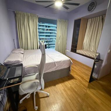 Pasis Ris Grove - Master Room with Balcony