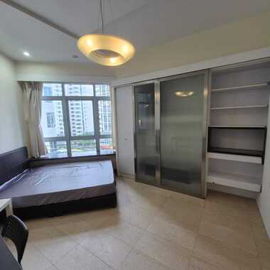 Common room with shared bathroom