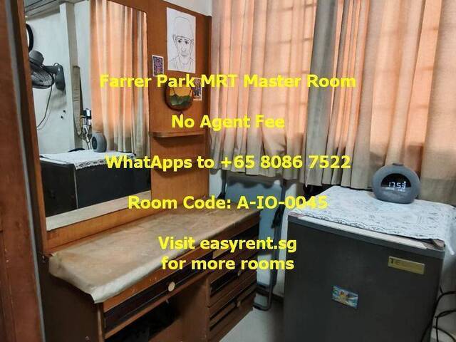Farrer Park MRT Master Room