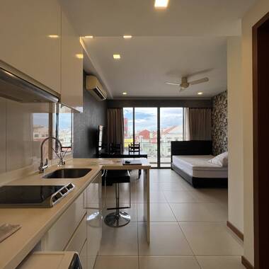 5 mins Aljunied MRT, Avant Residence studio, furnished, flexi lease term