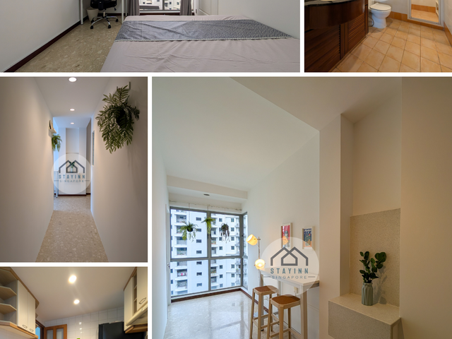 Newly renovated common bedroom for Rent in Hougang