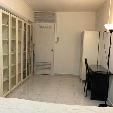 Fully furnished non-aircon room with shared bathroom at 421 Pasir Ris Drive 6