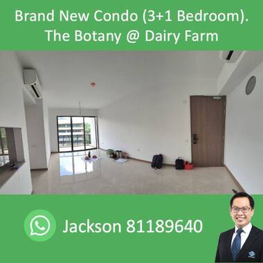 Rent whole new condo, The Botany at Dairy Farm