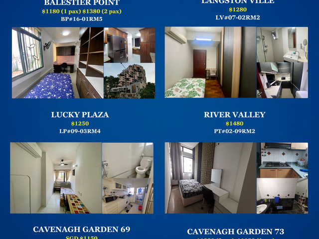 Room for Rent / Somerset, Fort Canning MRT / Common Room / 1 Pax Stay / Available 15 Jan