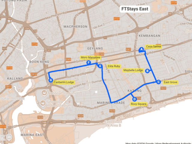 Common Room/ Kembangan, Bedok, Eunos MRT/ 1 pax/ Available Immediate