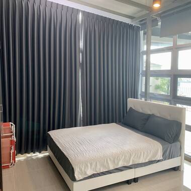 Sky Terrace with 2 bedrooms, rooftop pool and mini garden terrace near Kembangan MRT (EW green line)
