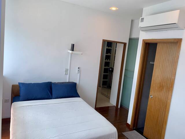 Sunny Terrace 2 bedrooms, mini garden, rooftop pool near Kembangan MRT (EW green line)
