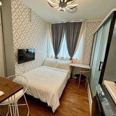 $1800 | No Agent Fees | ❤ SMART Home Studio Apartment ❤ Private Kitchen + Bathroom + Washer/Dryer |