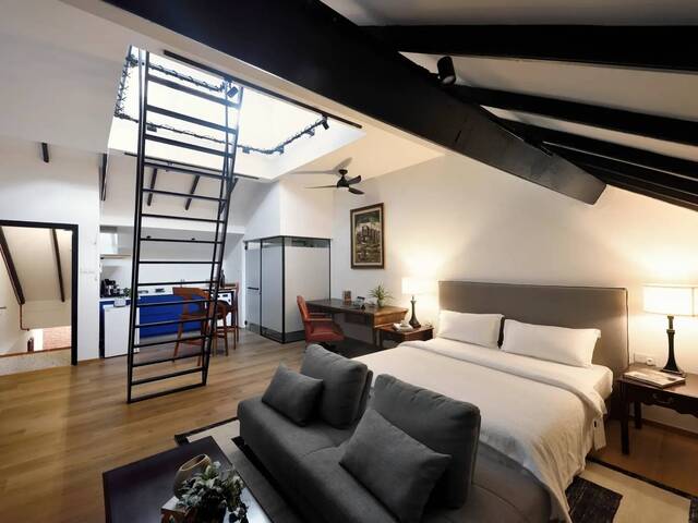 Designer Studio for 2 Pax | ~4500 sqft Heritage Home | All-Inclusive Living | Near Farrer Park MRT