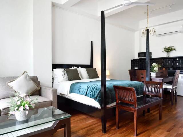 Spacious 2-Pax Studio 520 sqft | 7 mins to Farrer Park MRT | All-Inclusive Heritage Living