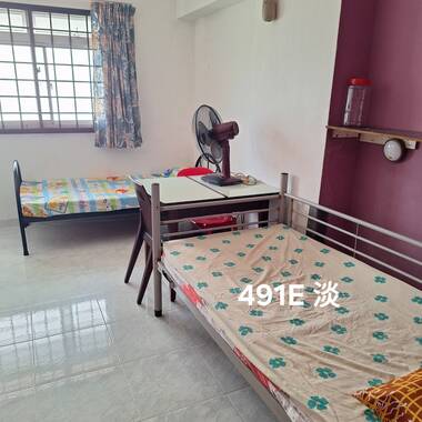 Male Shared Room @ Tampines For Rent (2 Pax in a Room)