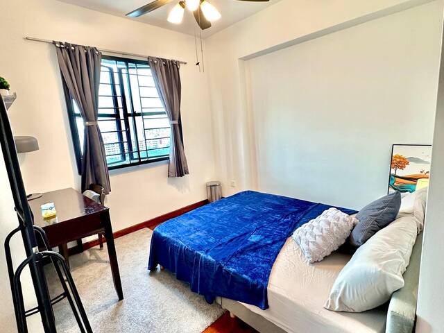 Vision co-living master bedroom with toilet