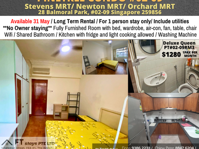 Room for rent / Orchard, Tanglin / Common Room / 1pax / Available May 31