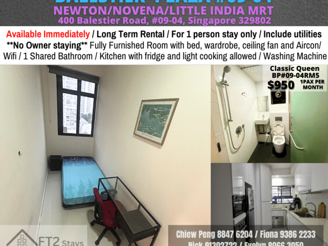 Available immediately - Common Room/Include Utilities/Wifi/Aircon/No Agent Fee/Light Cooking Allowe