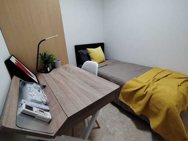 Newly Furnished Condo Premium Room with bed for rent in SIMEI.