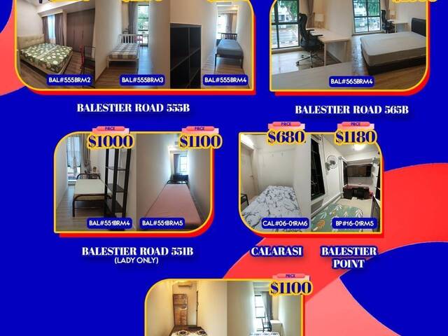 Room for rent / Toa Payoh, Novena / Common room / 1pax stay / Available June 3