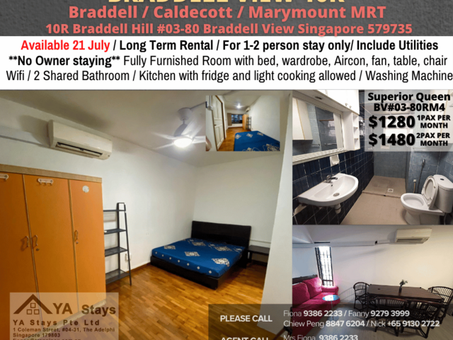 Available 21 July - Common Room/Include Utilities/Wifi/Aircon/No Agent Fee/Light Cooking Allowed/Wa