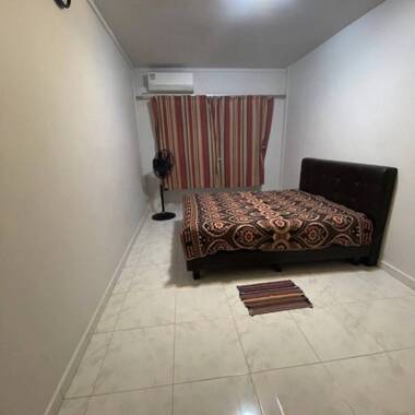 Common room with separate private washroom