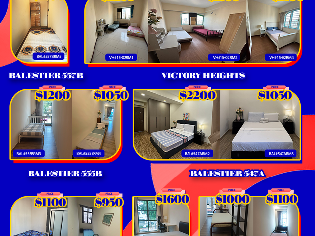 Room for rent / Toa Payoh, Novena / Common room / 2 pax stay / Available August 1