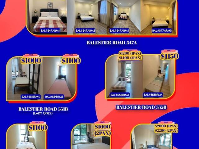 Room for rent / Toa Payoh, Novena / Common room / 1pax stay / Available June 26