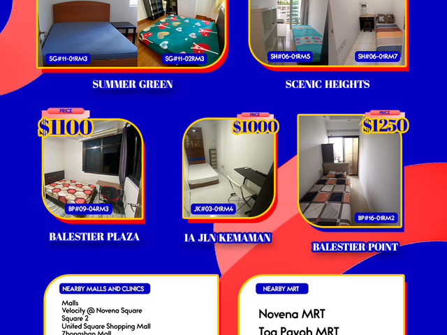 CALARASI/31 Kim Keat Lane Road, Singapore 3288... pax/Available Immediately