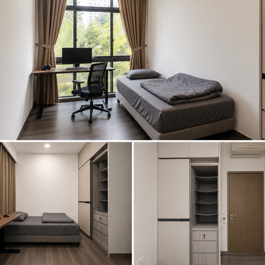 Bright & Quiet Common Room with Private Bathroom | 6–7 Month Rental | WFH Ready