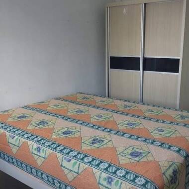 Good size Common room near Kangkar LRT, Food court, Supermarket and Garden