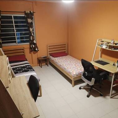 Share common room, fully furnished Near Khatib Mrt, Supermarket, Shops, light cooking