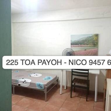 Blk 225 Toa Payoh - $750 for 1 lady (WiFi)