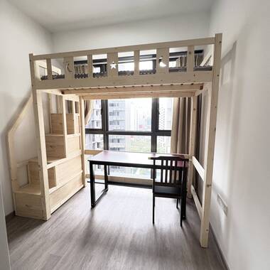Bedroom in premium condo with facilities