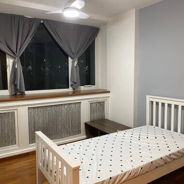 Female environment, Common room at Changi Rise Condo, Near MRT and Airport.