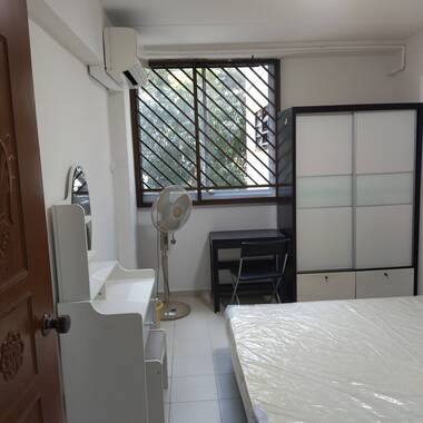 Fully furnished room near Airport STC and MRT station