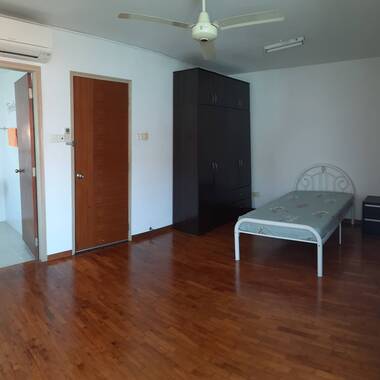Spacious ensuite room with balcony