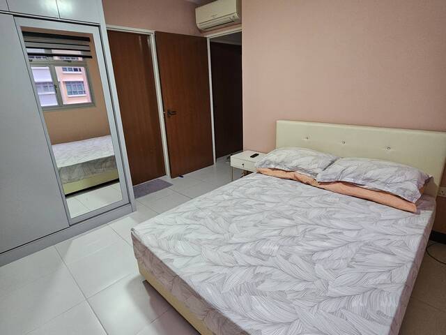 Master bedroom conveniently locations.