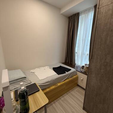Condo room with own toilet