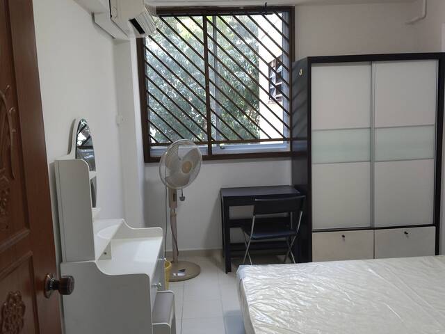 No Agent fees $800 Fully furnished room near Airport, STC and MRT for female tenant only