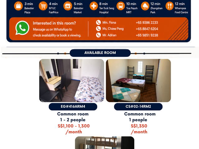 Room for rent / Kembangan MRT / Classic room / 1pax stay / Available 3 October